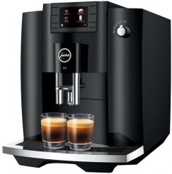 Ciśnieniowy automatyczny JURA E6 Piano Black (EC). Czarne ekspresy ciśnieniowe JURA. Za 4,228.00 zł.