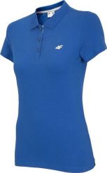 4f T-shirt damski NOSH4-TSD007 kobaltowy r. S. Niebieskie t-shirty damskie 4F, s, bez wzorów, bez kołnierzyka, bez ramiączek. Za 90.86 zł.