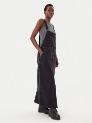 G-Star Raw Sukienka jeansowa Skater D27734-E091 Szary Loose Fit. Szare sukienki damskie G-Star Raw, m, bez wzorów, z bawełny, retro, bez kołnierzyka, bez ramiączek. Za 439.99 zł.