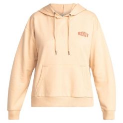 Bluza turystyczna damska Roxy Afternoon Hike. Brązowe bluzy damskie Roxy, s, bez wzorów, z bawełny, eleganckie, bez ramiączek, z kapturem. Za 283.80 zł.