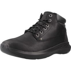 Trampki Skechers Model Parson - Ederic Kolor Czarny. Czarne trampki męskie Skechers, bez wzorów, z syntetyku, casualowe, bez zapięcia. Za 349.99 zł.
