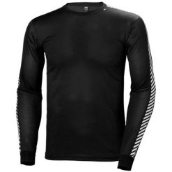 Bluza Helly Hansen lifa stripe crew. Czarne bluzy męskie Helly Hansen, m, bez wzorów, bez ramiączek, bez kaptura. W wyprzedaży za 177.55 zł.