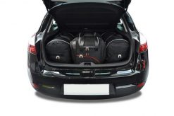Torby Do Bagażnika Renault Megane Hatchback 2008-2015 4Szt Kjust. Czarne torby podróżne damskie KJUST, bez wzorów, z kauczuku. Za 1,196.00 zł.