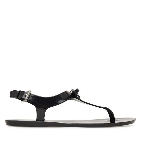 Sandały MICHAEL Michael Kors. Czarne sandały damskie MICHAEL Michael Kors, bez wzorów, bez obcasa, na płaskiej podeszwie, bez zapięcia. Za 309.99 zł.