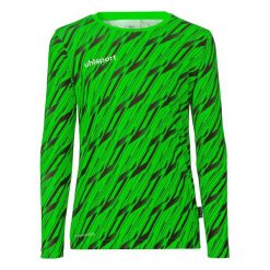 Koszulka bramkarska z długim rękawem Uhlsport Progressive. Czarne bluzki damskie Uhlsport, bez wzorów, sportowe, bez kołnierzyka, bez ramiączek. Za 177.50 zł.