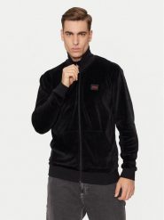 Hugo Bluza 50524804 Czarny Regular Fit. Czarne bluzy męskie Hugo, m, bez wzorów, z syntetyku, bez ramiączek, bez kaptura. Za 599.99 zł.