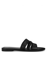 Lasocki Klapki WI23-ROSY-05 Czarny. Czarne klapki damskie Lasocki, bez wzorów, ze skóry, bez obcasa, bez zapięcia. Za 139.99 zł.