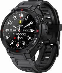 Smartwatch Gravity GT7-1 Czarny (18732). Czarne zegarki smartwatch Gravity, bez wzorów. Za 192.19 zł.