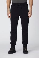 AERONAUTICA MILITARE Czarne męskie dresowe spodnie Sporty. Czarne spodnie sportowe męskie Aeronautica Militare, l, bez wzorów, z bawełny. W wyprzedaży za 449.99 zł.