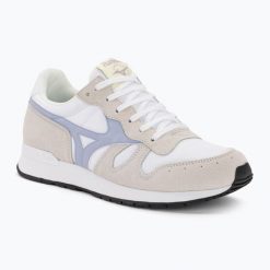 Buty damskie Mizuno ML87. Białe obuwie trekkingowe damskie Mizuno, bez zapięcia. Za 199.99 zł.