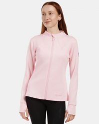 Damska bluza sportowa bez kaptura Kilpi LAJEN-W. Czerwone bluzy damskie Kilpi, bez wzorów, z materiału, sportowe, bez ramiączek, bez kaptura. Za 473.69 zł.