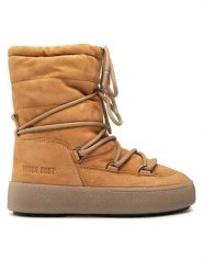 Moon Boot Śniegowce Ltrack Suede 24500100001 Brązowy. Brązowe śniegowce damskie Moon Boot, ze skóry, bez zapięcia. Za 1,419.00 zł.