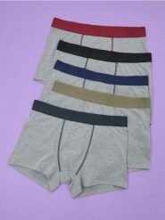 Bokserki Classic 5 pack - wielobarwny. Bokserki męskie Sinsay, bez wzorów, z bawełny. W wyprzedaży za 39.99 zł.
