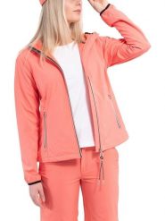 Kurtka Softshell Damska Luhta Innola. Czerwone kurtki sportowe damskie Luhta, m, bez wzorów, z materiału, bez ramiączek, bez kaptura, trekkingowe. Za 449.00 zł.
