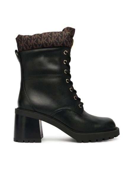 MICHAEL Michael Kors Trzewiki 40F5CAME6L Brązowy. Brązowe botki damskie MICHAEL Michael Kors, bez wzorów, ze skóry, bez obcasa, na słupku, bez zapięcia. Za 774.99 zł.