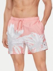 Tommy Hilfiger Szorty kąpielowe UM0UM03298 Różowy Regular Fit. Czerwone kąpielówki męskie Tommy Hilfiger, m, bez wzorów, z syntetyku. Za 229.99 zł.