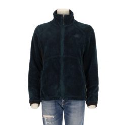 Damska kurtka polarowa Osito TNF. Niebieskie kurtki sportowe damskie The North Face, l, bez wzorów, z materiału, bez ramiączek, bez kaptura, trekkingowe. Za 212.96 zł.