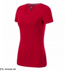 MALFINI Action V-neck - ADLER - Action V-neck - Koszulka damska, 180 g/m, 95 % bawełna, 5 % elastan formula red M. Czerwone bluzki damskie MALFINI, m, bez wzorów, z bawełny, bez kołnierzyka, bez ramiączek. Za 34.15 zł.