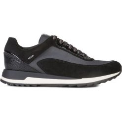 Geox Aneko ABX Tenisówki Czarny. Czarne trampki i tenisówki damskie Geox, bez wzorów, z materiału, bez zapięcia. Za 617.95 zł.