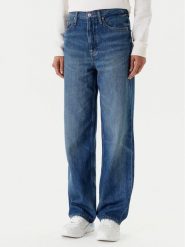 Tommy Jeans Jeansy Layla DW0DW20512 Granatowy Straight Fit. Niebieskie jeansy damskie Tommy Jeans, bez wzorów, z bawełny. Za 399.99 zł.