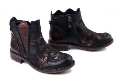 MACIEJKA 07006-02/00-8 brąz, botki damskie. Czarne botki damskie Maciejka, bez wzorów, z polaru, bez obcasa, na obcasie, bez zapięcia. Za 341.19 zł.