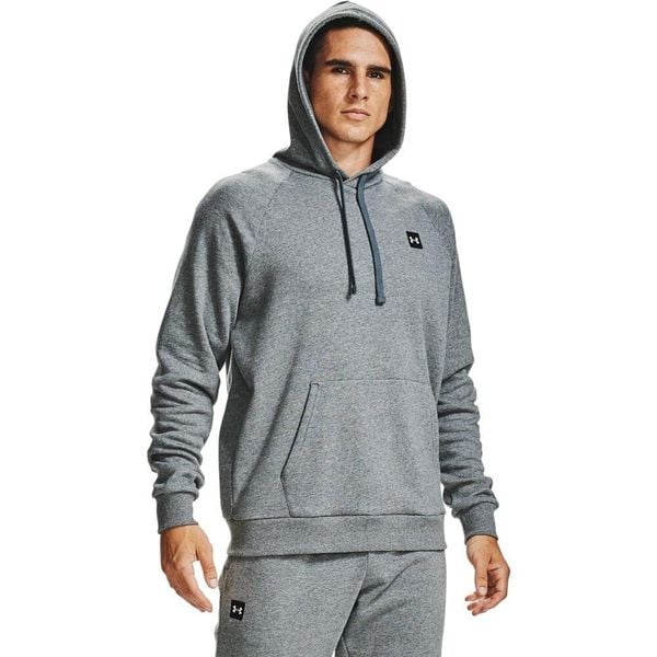Bluza sportowa męska Under Armour Rival Fleece Hoodie. Szare bluzy sportowe męskie Under Armour, m, bez wzorów, bez kaptura. Za 139.99 zł.