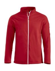 Clique Ducan rozpinana kurtka unisex z polarowym wnętrzem – red. Czerwone kurtki męskie CLIQUE, xs, bez wzorów, z polaru, bez kaptura. Za 242.40 zł.