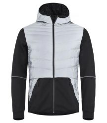Clique Utah Jacket - Lekko ocieplana kurtka z elementami odblaskowymi. Szare kurtki męskie CLIQUE, l, bez wzorów, z materiału, bez kaptura. Za 311.23 zł.