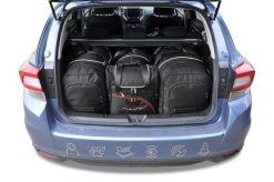 Torby Do Bagażnika Subaru Impreza 2017-2024 4Szt Kjust. Czarne torby podróżne damskie KJUST, bez wzorów, z kauczuku. Za 1,228.00 zł.