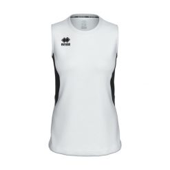 Damski tank top Errea Carry. Białe koszulki sportowe damskie ERREA, bez wzorów, bez ramiączek. W wyprzedaży za 157.00 zł.