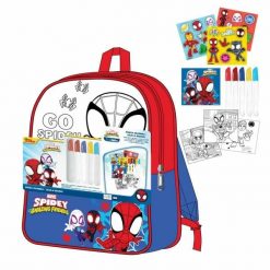 Plecak szkolny Spidey Czerwony. Czerwone plecaki męskie SPIDEY AND HIS AMAZING FRIENDS, bez wzorów, biznesowe. Za 142.00 zł.