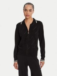 Liu Jo Sport Kardigan TF5032 MS63L Czarny Regular Fit. Czarne kardigany damskie Liu Jo Sport, l, bez wzorów, z syntetyku, sportowe, bez kołnierzyka. Za 799.99 zł.