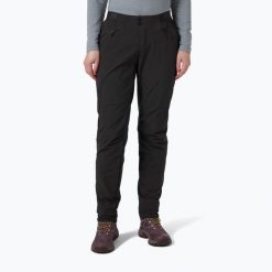 Spodnie softshell damskie Helly Hansen Rask Light Softshell. Czarne spodnie sportowe damskie Helly Hansen, na lato, bez wzorów, z softshellu, sportowe, trekkingowe. Za 638.00 zł.