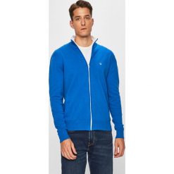 Calvin Klein Jeans - Kardigan. Czarne swetry męskie Calvin Klein Jeans, m, bez wzorów, z bawełny, bez kołnierzyka, bez ramiączek. W wyprzedaży za 239.90 zł.