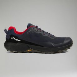 Buty outdoor męskie Berghaus Revolute Active Shoe. Czarne buty zimowe męskie Berghaus, bez wzorów, bez obcasa, bez zapięcia. Za 466.99 zł.