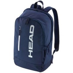 Plecak tenisowy Head Base Backpack 17L granatowy. Niebieskie plecaki męskie Head, bez wzorów, sportowe. Za 155.00 zł.
