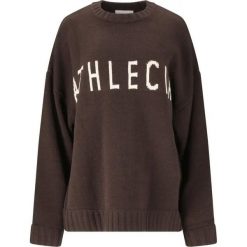 Damski sweter z okrągłym dekoltem Athlecia Lyda. Brązowe swetry nierozpinane damskie Athlecia, l, bez wzorów, z materiału, biznesowe, bez kołnierzyka, bez ramiączek. Za 275.00 zł.