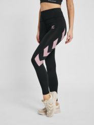 Legginsy damskie Hummel Paris. Czarne legginsy damskie Hummel, bez wzorów, z elastanu. Za 213.50 zł.
