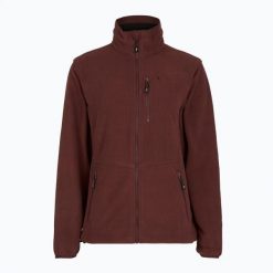 Bluza trekkingowa damska Pinewood Finnveden Fleece. Czerwone bluzy damskie Pinewood, s, bez wzorów, z materiału, bez ramiączek, bez kaptura. Za 239.99 zł.