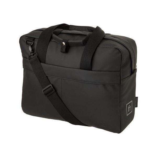 Torba rowerowa Jaxx II 14 l na laptopa czarna. Czarne plecaki męskie FASTRIDER, bez wzorów, z materiału. Za 339.75 zł.