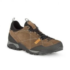Buty trekkingowe męskie Aku Nativa Gtx. Brązowe trekkingi męskie Aku, z gumy, bez zapięcia. Za 569.00 zł.