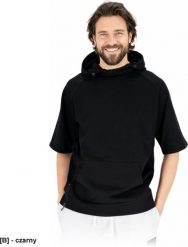 Reis Męska bluza dresowa robocza ochrona ciała krótki rekaw kaptur troczki budowa magazyn logistyka codzienny użytek FRAME L. Brązowe bluzy męskie Reis, l, bez wzorów, z dresówki, bez kaptura. Za 78.10 zł.