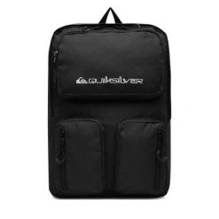 Plecak Quiksilver. Czarne plecaki męskie Quiksilver, bez wzorów, sportowe. Za 89.99 zł.