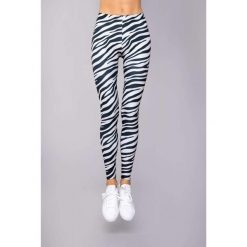 Legginsy sportowe damskie DEEP TRIP Zebra. Czarne legginsy damskie DEEP TRIP, bez wzorów. Za 179.00 zł.