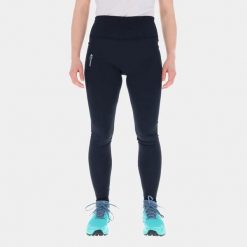 Legginsy damskie do biegania Inov-8 Active Tights. Czarne legginsy damskie Inov-8, bez wzorów, z materiału. Za 206.79 zł.