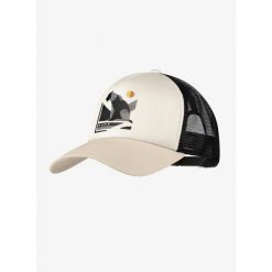 Czapka z daszkiem Buff Trucker Cap - mook cream. Brązowe czapki damskie Buff, bez wzorów. Za 109.99 zł.