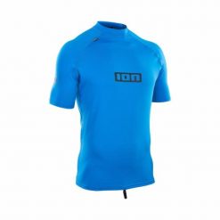 Koszulka ION Rashguard Men SS - Promo Sky Blue XXL. Niebieskie bluzki damskie ION, xl, bez wzorów, sportowe, bez kołnierzyka, bez ramiączek. Za 146.55 zł.