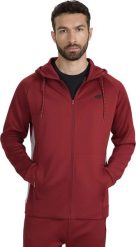 Bluza męska 4F FNK M587 ciemna czerwień 4FWAW25TFSWM587 61S 2XL. Czerwone bluzy męskie 4F, m, bez wzorów, bez ramiączek, bez kaptura. Za 199.98 zł.