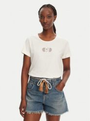 Liu Jo T-Shirt TA5180 JS923 M9248 Żółty Regular Fit. Żółte t-shirty damskie Liu Jo, m, bez wzorów, z bawełny, bez kołnierzyka, bez ramiączek. Za 179.99 zł.