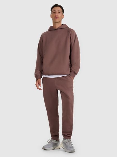 4F Spodnie dresowe męskie - brązowe XL. Brązowe spodnie sportowe męskie 4F, m, bez wzorów, z dresówki. Za 149.99 zł.